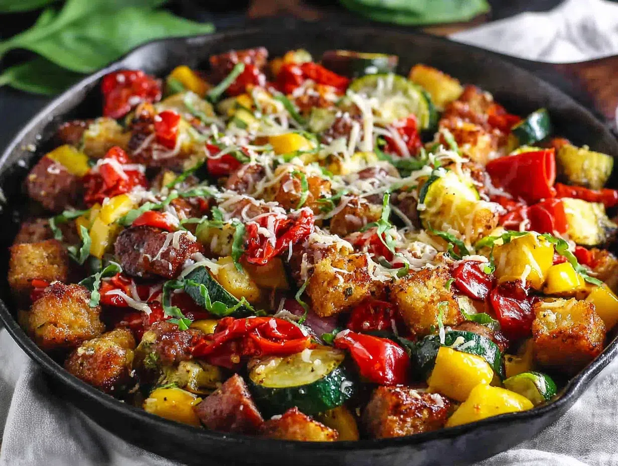 Close-up showing texture, garnish, and plating details