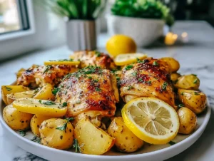 sheet-pan-lemon-balsamic-chick-serving-plate