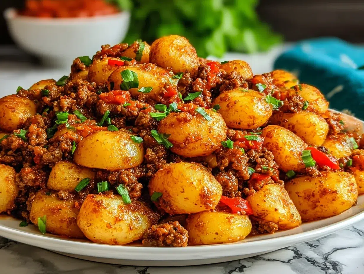 sloppy-joe-potato-skillet-serving-plate