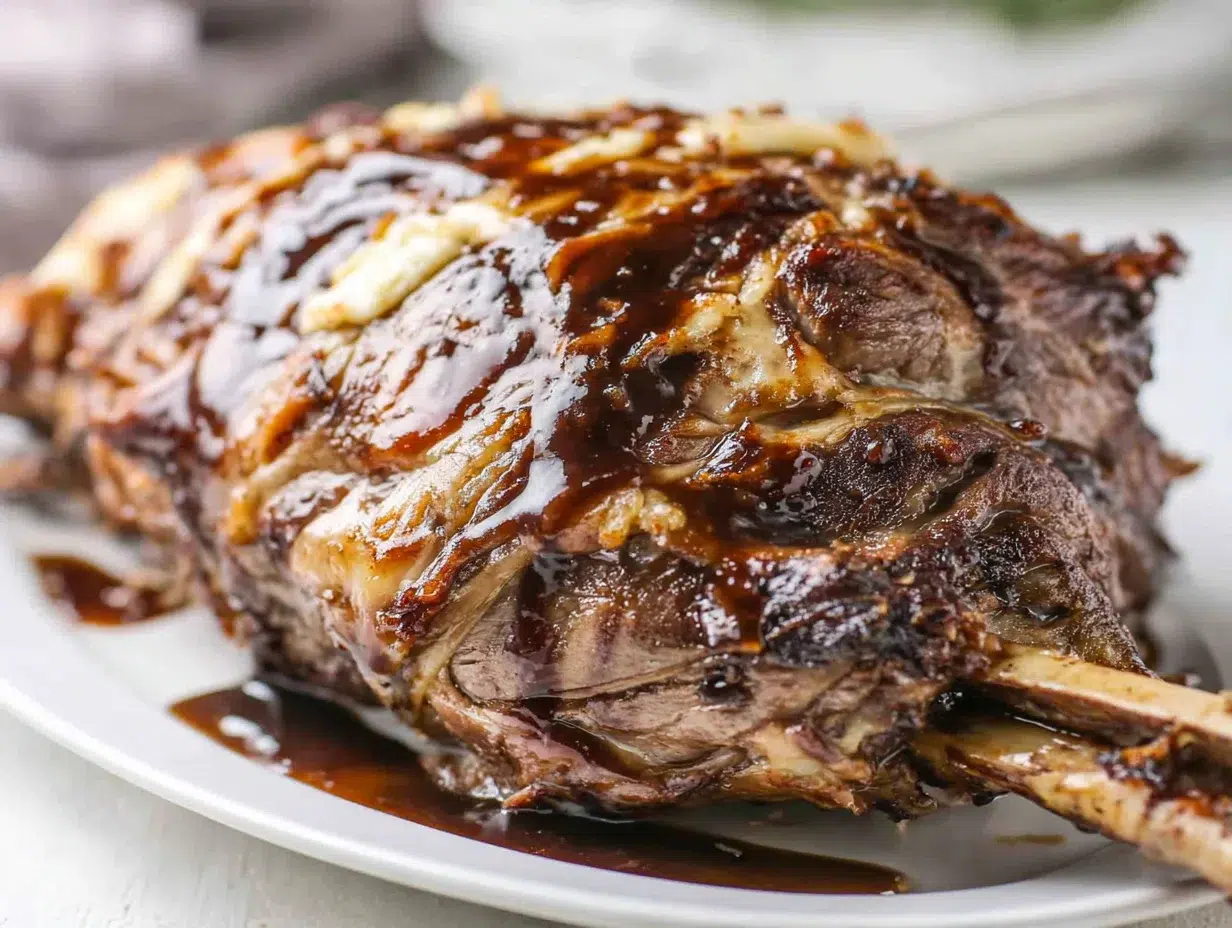 Close-up showing texture, garnish, and plating details