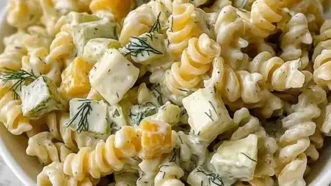 Zesty Simple Dill Pickle Pasta Salad for Summer Fun