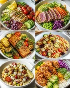 Colorful Quinoa and Black Bean Salad 2 Colorful quinoa and black bean salad with fresh vegetables and herbs