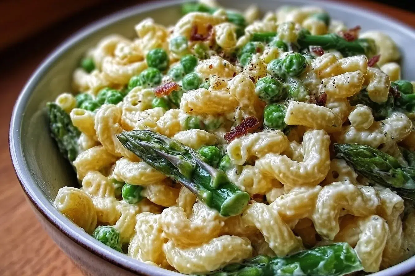 Best 4 Salad Recipes for Fresh and Delicious Side Dishes 4 Lemon-Dijon Asparagus & Pea Macaroni Salad