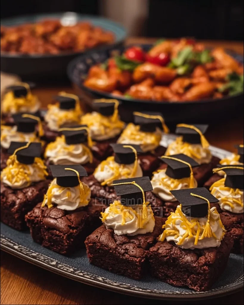 Delicious make-ahead graduation party foods ready for serving