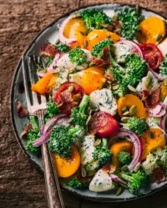 Refreshing Summer Salad Recipes 5 Colorful and refreshing summer salad with fresh vegetables and herbs