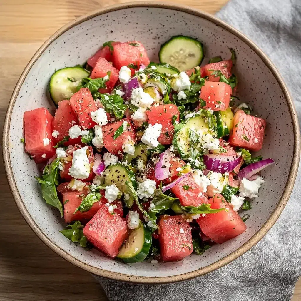Delicious Watermelon Salad