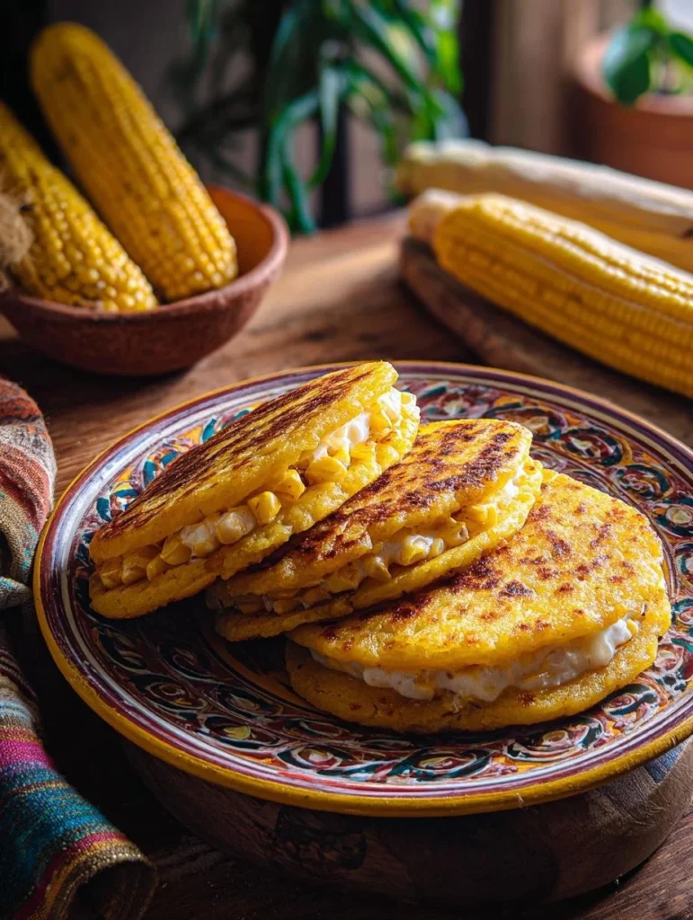 Venezuelan sweet corn dish showcasing its vibrant color and texture.