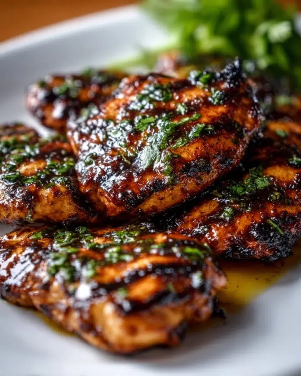 Simple grilled chicken cooked to perfection on a barbecue grill