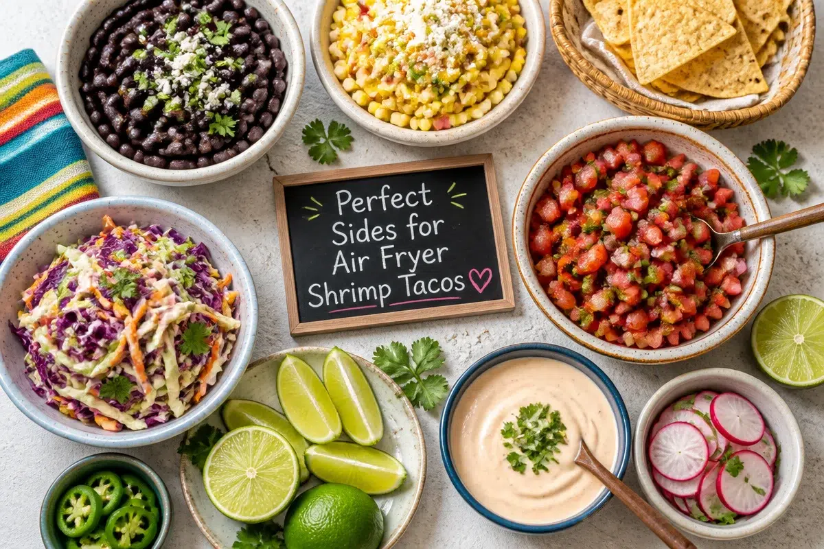 air fryer shrimp tacos
