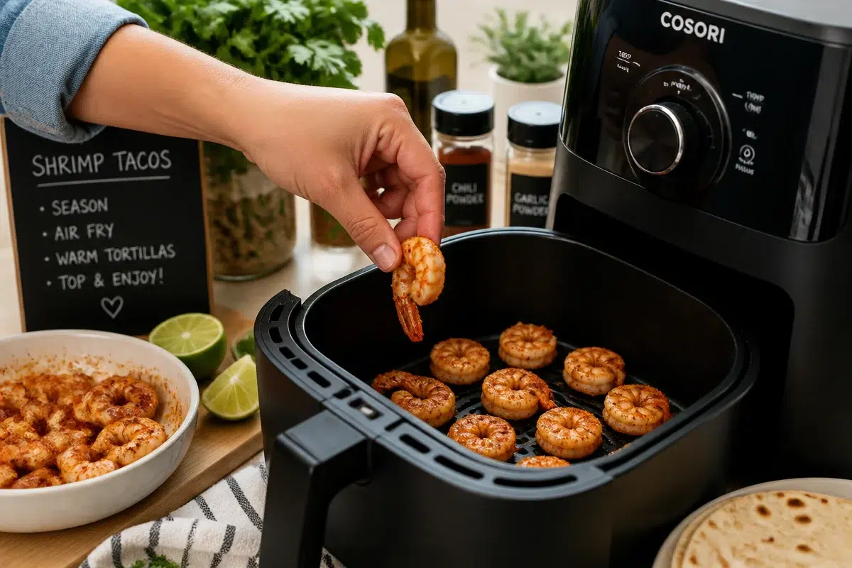 5 Mouthwatering Air Fryer Shrimp Tacos You&rsquo;ll Love