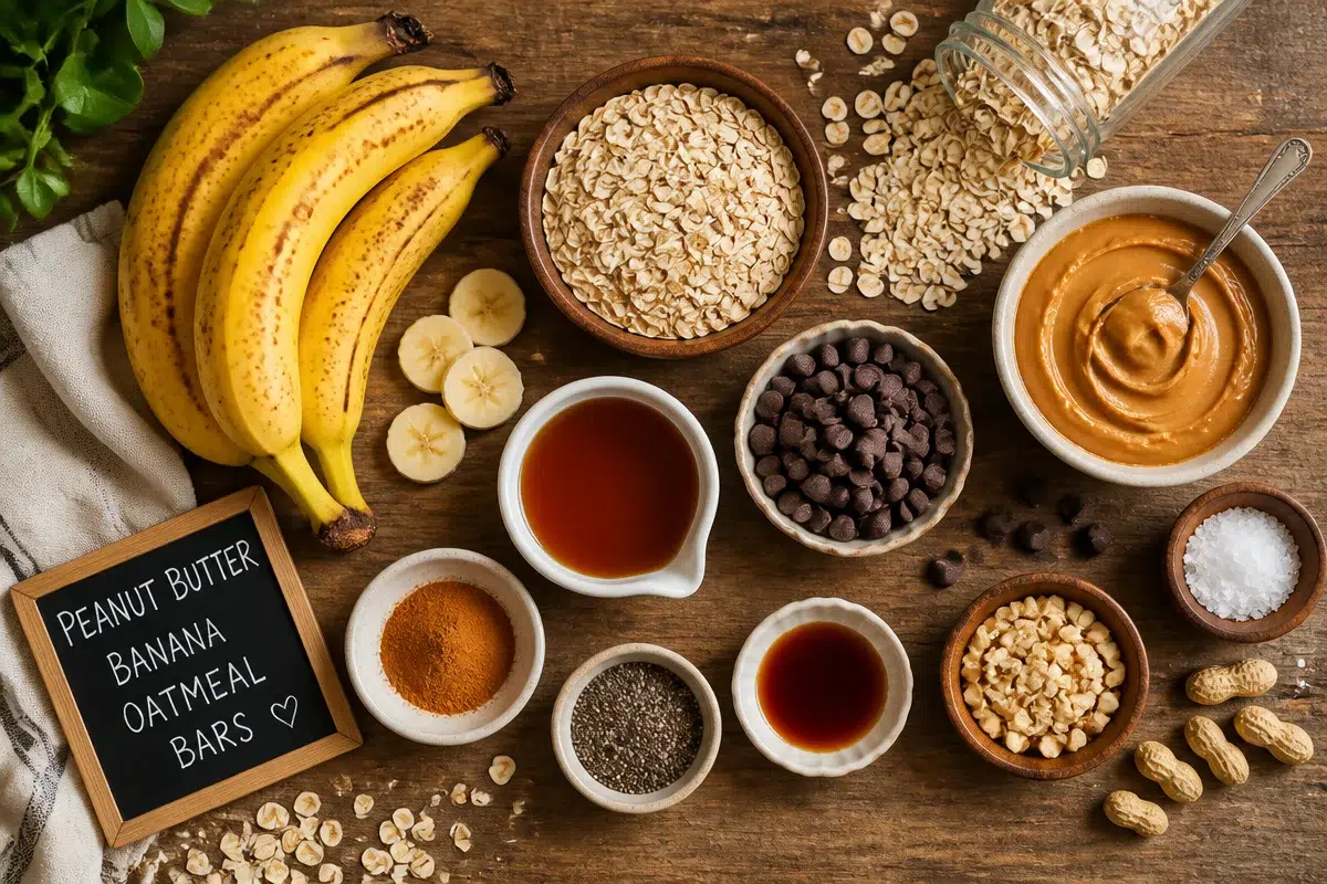 banana oatmeal breakfast bars