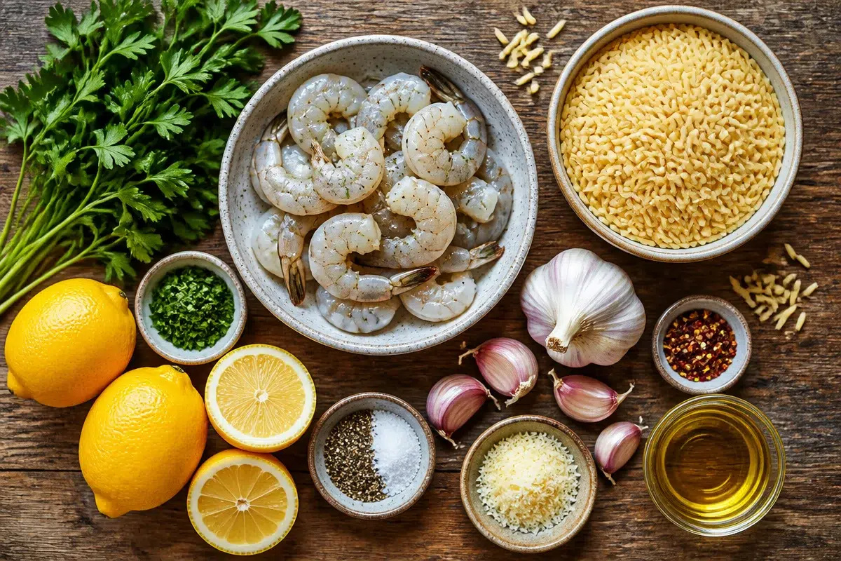 Easy 30-Minute Lemon Garlic Shrimp Orzo for a Tasty Dinner!
